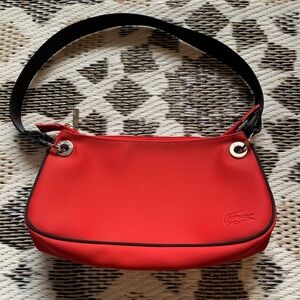 Lacoste Red Shoulder Bag